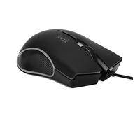 AKLOSIPY Jeu câblé USB avec Un Rétro-éclairage de 4 Couleurs et Une Conception Omic, pour Les Joueurs sur Les Systèmes (Black)