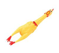 AKLOSIPY Jouet de Poulet Hurlant - Activé par Pression, Drôle Jaune Anti-Stress, Poulet Couinant pour Adultes, Enfants et Animaux de Compagnie - Jouet de Qui Couine - Petites, Moyennes et Grandes (S)