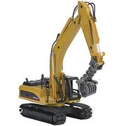 AKLOSIPY : Jouet Modèle de Grappin en Bois en Alliage à échelle 50 pour Enfants-véhicule de Construction d'ingénierie Mécanique à Haute Simulation