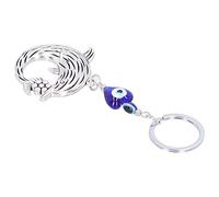 AKLOSIPY Jous-clés Chanceux avec un Pendentif - une amitié élégante et Significative et une Bonne Fortune