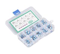 AKLOSIPY Kit d'assortiment de Potentiomètres Trimmer 100 Pièces-10 Valeurs de 500R à 1M en Composite de Carbone pour les Projets électroniques