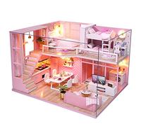 AKLOSIPY Kit de Maison de Poupée en Bois Miniature pour Fille - Design élégant pour Les Enfants âgés de 14 Ans et Plus - Amateurs de Bricolage