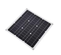 AKLOSIPY Kit de Panneaux Solaires Monocristallins Semi-Flexibles 30 W avec Chargeur, Plusieurs Accessoires pour Camping-Car, Véhicule et Utilisation en Extérieur