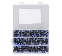 AKLOSIPY Kit de Raccords de Tuyaux, 60 Pièces, Connecteurs Pneumatiques de 4 Pouces pour des Performances à Haute Pression et une Installation Facile