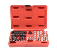 AKLOSIPY Kit de Réparation de Filetage de Bougie de Préchauffage 33 Pièces, Ensemble D'outils en Acier pour la Restauration de Réparation de Filetage de Culasse, Durable avec Un Remède