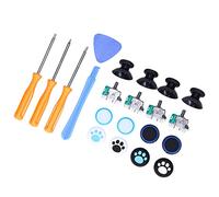 AKLOSIPY Kit de Réparation de Joystick Analogique pour Contrôleur Premium QM21070981, Remplacement Complet du Joystick avec Outils et Instructions