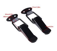 AKLOSIPY Kit Universel de Fixations de Couvercle de Pare-chocs de Voiture, 2 Pièces, pour une stabilité Améliorée et (BLACK)