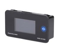 AKLOSIPY KWS-AC300-100A Compteur de Courant de Tension CA 50-300 V -100 A, Multimètre Numérique 7 Pouces avec CT divisé, écran rétroéclairé LCD, Testeur de Température d'énergie électrique pour