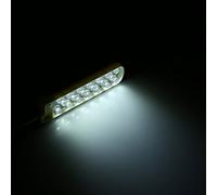 AKLOSIPY Lampe à Col de Cygne Légère pour Machine à Coudre avec Base Magnétique et Lampe de Machine à Coudre Flexible à 10 LED pour une visibilité Améliorée (Métal plastique)