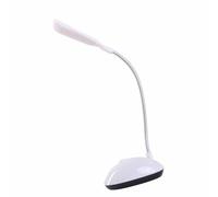 AKLOSIPY Lampe de Bureau LED Pliante, économie d'énergie, pour le Soin des Yeux, Table de Lecture, pour étude, Chambre à Coucher, Bureau (WHITE)