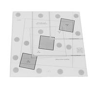 AKLOSIPY Log Cabin Quilting Ruler with Non-Slip Grip Efficient Trimming