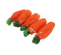 AKLOSIPY Loofah Carrot Toys for Denting Inding and Anxiété Relief chez Les Animaux SM (M)