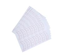 AKLOSIPY Lot de 140 Autocollants Adhésifs pour Extensions de Cils, Tampons d'isolation à 5 Points, Patchs Incurvés Sous les Yeux pour la Formation Technique des Cils, Outil Sûr pour Séparer les,