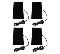 AKLOSIPY Lot de 4 Coussins Chauffants USB Lavables pour le Cou, les épaules, la Colonne Lombaire, le Dos et Plus Encore - Conception en Fibre de Carbone Multi-usage 5 V