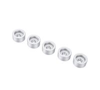 AKLOSIPY Lot de 5 odes en zinc pour moteur hors-bord 4 temps 9,9 | Remplacement d'anode de zinc ronde marine 55321 87J00, anode de sacrifice, oxyde de zinc rond avec protection marine pour