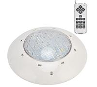 AKLOSIPY Lumière de Piscine LED IP68 avec Télécommande, Support Mural RVB coloré (35W)