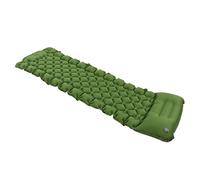 AKLOSIPY Matelas de Couchage de Camping Léger et Portable avec Pompe Intégrée et Oreiller en Arc pour Un Maximum de Confort et de commodité Lors des Aventures en Plein Air (Olive Verte)