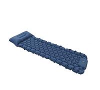 AKLOSIPY Matelas de Couchage de Camping Léger et Portable avec Pompe Intégrée et Oreiller en Arc pour Un Maximum de Confort et de commodité Lors des Aventures en Plein Air (Bleu Marine)