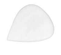 AKLOSIPY Médiator de Guitare Basse en Os de Bœuf avec Conception Concave en Forme de Cœur pour Une qualité Sonore et Une Adhérence Supérieures en Jaune Crème (White)