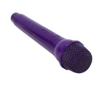 AKLOSIPY Microphone Cosplay Prop 1: 1 Faux Micro pour Pratication de la Parole Performance de Scène et Séances Photo avec Un Matériau Abs Léger (Violet foncé)