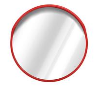 AKLOSIPY Miroir Convexe de sécurité Miroir de Trafic Grand Angle Miroir D'angle Mort avec Support Rotatif pour Parking de Garage D'allée (30 cm / 11,8 pouces)