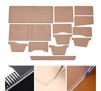 AKLOSIPY Modèle de Modèle de Portefeuille D’artisanat - de Conception de Sac à Main Manuel en Acrylique Transparent pour les Projets en Cuir