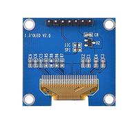 AKLOSIPY Module d'affichage de 0,3 Pouces 128x64 IIC écran Série Bleu Pilote SSH1106 Compatible avec 3, V 5 V Large Tension Contraste élevé Faible Consommation d'énergie pour l'électronique de