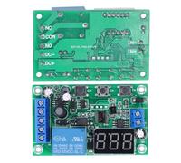 AKLOSIPY Module de Détection de Courant Continu, Capteur de Commutateur de Relais avec Affichage Numérique pour Le Contrôle du Moteur 7-30V 10A