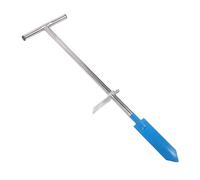 AKLOSIPY Outil de Plantation de Barre de Dibble-poignée en T Amovible en Acier Inoxydable pour Une Plantation Efficace d'arbres dans Le Jardin et l'extérieur