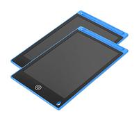 AKLOSIPY PADS D'ÉCRIT PORTABLE PORTABLE de 8,5 Pouces de 2,5 Pouces pour Enfants et Adultes - Planches de Dessin Réutilisables Colorées pour la Maison, l'école et le Bureau (BLUE)