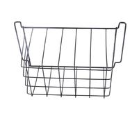 AKLOSIPY Panier de Rangement en Fil de Congélateur, Bac Suspendu Enduit de PE pour étagères de Réfrigérateur L 39cm X W 20cm X 20cm (L 39 cm 20 cm H 20 )