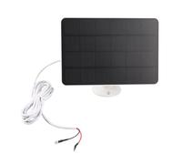 AKLOSIPY Panneau solaire 10 W compatible avec caméra vidéo Doorbell 3 4 Plus 2K, caméra de sécurité extérieure IP66 avec câble de 0,24 m et support à 360° (CSP4W-O-W)