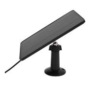 AKLOSIPY Panneau solaire 10 W compatible avec caméra vidéo Doorbell 3 4 Plus 2K, caméra de sécurité extérieure IP66, alimentation solaire avec câble de 0,24 m et support à 360°, (CSP4W-O-B)