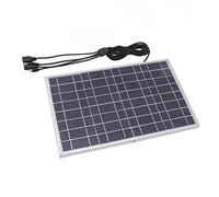 AKLOSIPY Panneau Solaire à Haute efficacité 8V 15W pour Les Activités de Plein Air, l'alimentation de la Batterie de Voitures et du Bateau