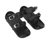 AKLOSIPY Patins de Ski pour Chaussures d'hiver, Skis de Patinage Courts et Fins à Fixer aux Bottes de Ski, Taille Unique, Parfaits pour Les Parcs à Neige et Le en Plein Air