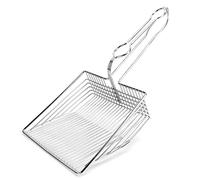 AKLOSIPY Pelle à Litière pour Chat en Acier Inoxydable de qualité Supérieure avec Poignée Ergonomique et Conception de Sable Efficace pour Un Soin Facile des Animaux de Compagnie