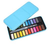 AKLOSIPY Pigment 24 Couleurs Peinture Aquarelle Ensemble avec Pinceau pour les étudiants et les Artistes, Fournitures d'art