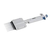 AKLOSIPY Pipette Manuelle à Volume Variable 8 Canaux 5-50 μL, Calibrée ISO 8655, Piston Ergonomique à Faible Force, Affichage Numérique du Volume, Pipette pour PCR, ELISA, Culture Cellulaire