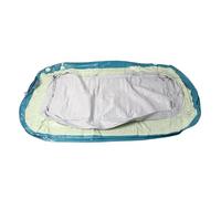 AKLOSIPY Piscine Gonflable Amusante avec Auvent et Toboggan - Piscine Gonflable épaisse en PVC Sûre pour Un Usage Domestique - Plaisir d'été de 3 Mètres