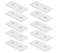 AKLOSIPY Plaque de Jonction Plate en Aluminium, Renfort de Connexion pour Outil de Connexion Verticale, Conception de Trous pour Structures de Cadre en Aluminium 10 Pièces (3030)