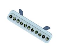 AKLOSIPY Plaque d'immatriculation de Téléphone Portable avec Soleil, Assemblage Facile et Forte Adhérence pour Une Utilisation en Stationnement Temporaire