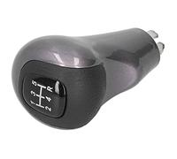 AKLOSIPY Pommeau de Levier de Vitesse MT 5 Vitesses pour - Design argenté pour une Expérience de Conduite (B (noir))