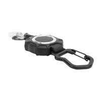 AKLOSIPY Porte-clés Rétractable avec Câble Métallique en Acier Inoxydable de 1 Mm d'épaisseur, Porte-Badge pour Ceinture, Sac à Dos, Bobine de Carte d'identité en ABS pour Randonnée en Plein Air,