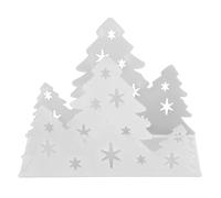 AKLOSIPY Porte-Serviettes en Forme d'arbre de Noël en Acier Inoxydable, Support de Rangement pour Serviettes, Mouchoirs et - Décoration de Table élégante pour la Maison et le Restaurant (Acier