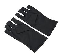 AKLOSIPY pour Nail Art - UPF 50+ Demi-doigt LED/lampe à Polymériser pour Manucures en Gel, - de Manucure et Utilisateurs Domestiques (BLACK)