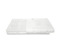 AKLOSIPY PS Slim Clear Case Kit pour SCPH-70000 Series Slim - Ensemble de Coques de Rechange Transparentes avec Couvercles Supérieurs et Inférieurs pour Plateau d'alimentation et Couvercles de
