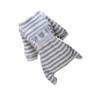 AKLOSIPY Pyjama Doux et Léger pour Chien - Vêtements de Nuit élastiques et Respirants pour Animaux de Compagnie pour Le Printemps et l'été avec des Motifs Tendance et Un Design Facile à Porter. (XL)