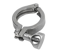 AKLOSIPY Raccord de Serrage de 38 Mm, Triple Pince à Broche Unique de 0,5 Pouce avec écrou à Oreilles, Connecteur de Tuyau à Dégagement Rapide en Acier Inoxydable 304 pour Boissons de qualité (32)