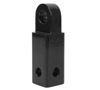 AKLOSIPY Récepteur d'attelage de Manille 23T Résistance à la Rupture en Carbone Acier pour les Camions SUV 4x4 Accessoires de Récupération (BLACK)
