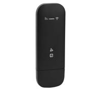 AKLOSIPY Routeur WiFi Portable USB 4G LTE, Prend en Charge 10 Appareils, Point d'Accès Mobile Plug and Play avec Emplacement pour Carte SIM pour Un Accès Internet sécurisé (Black)